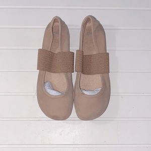Camper Right Ballerinas Suede Mary Jane in Beige